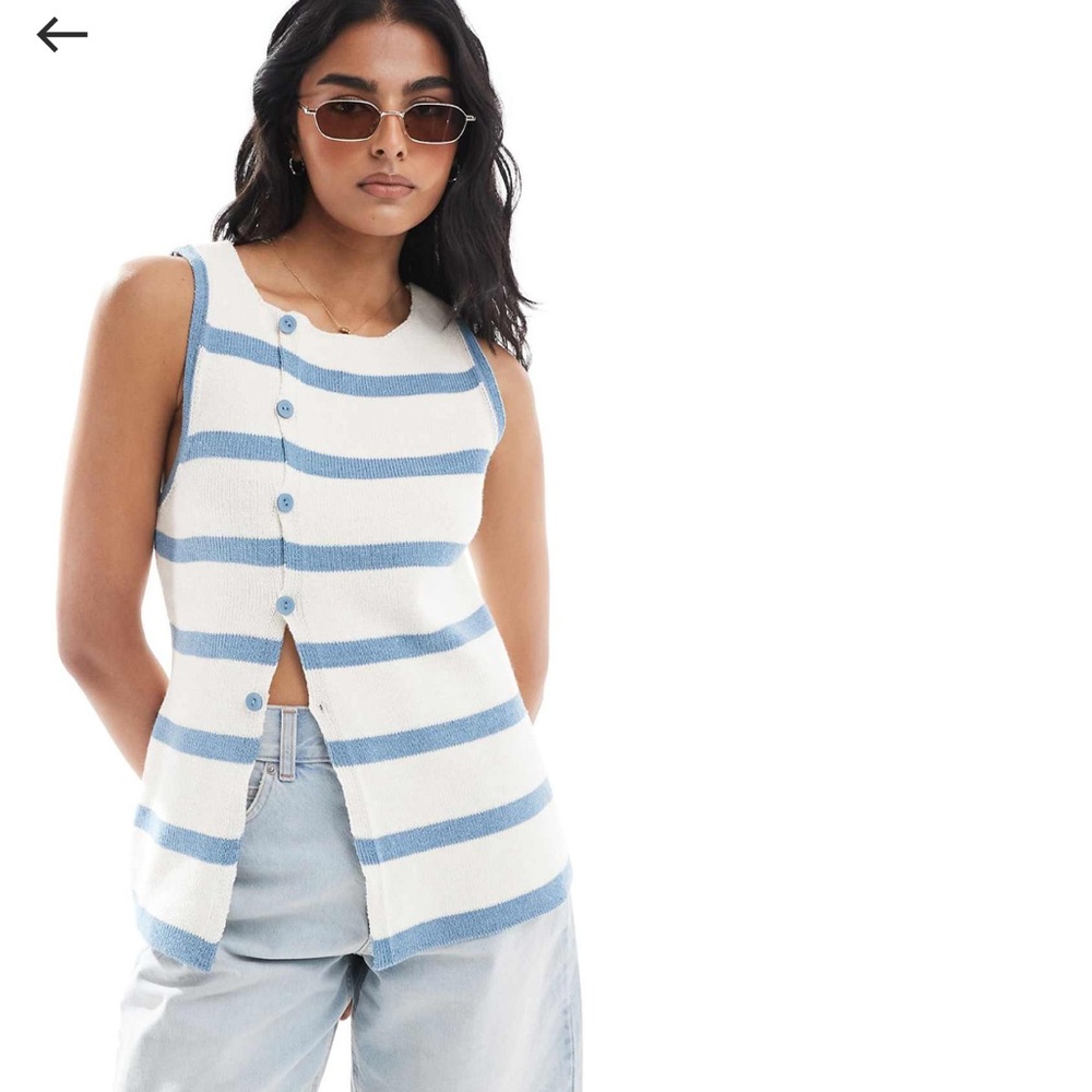 SOLD🚫 Striped Sleeveless Top